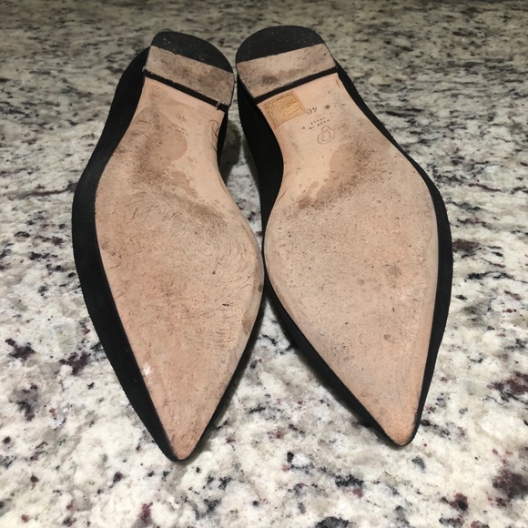 M. Gemi Italian Designer Handmade Suede Flats - Picture 6 of 8